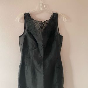 NWT Vintage Ann Taylor Embroidered Silk Cocktail Dress 8P
